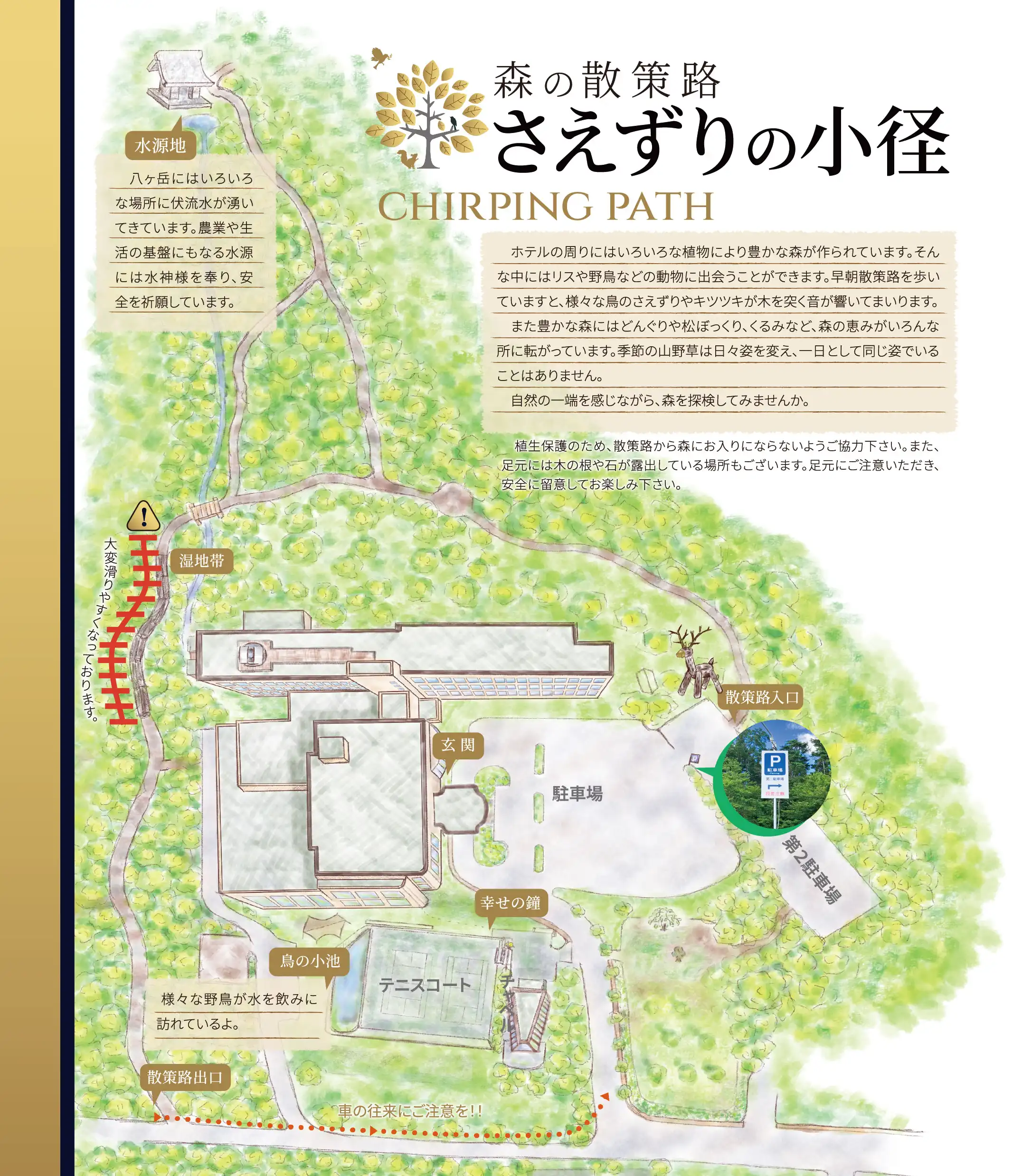 森の散策路｜グランドメルキュール八ヶ岳リゾート＆スパ